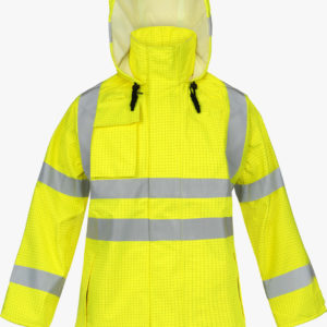 Arc / FR Chaqueta Impermeable - Diseño X en espalda - Amarillo